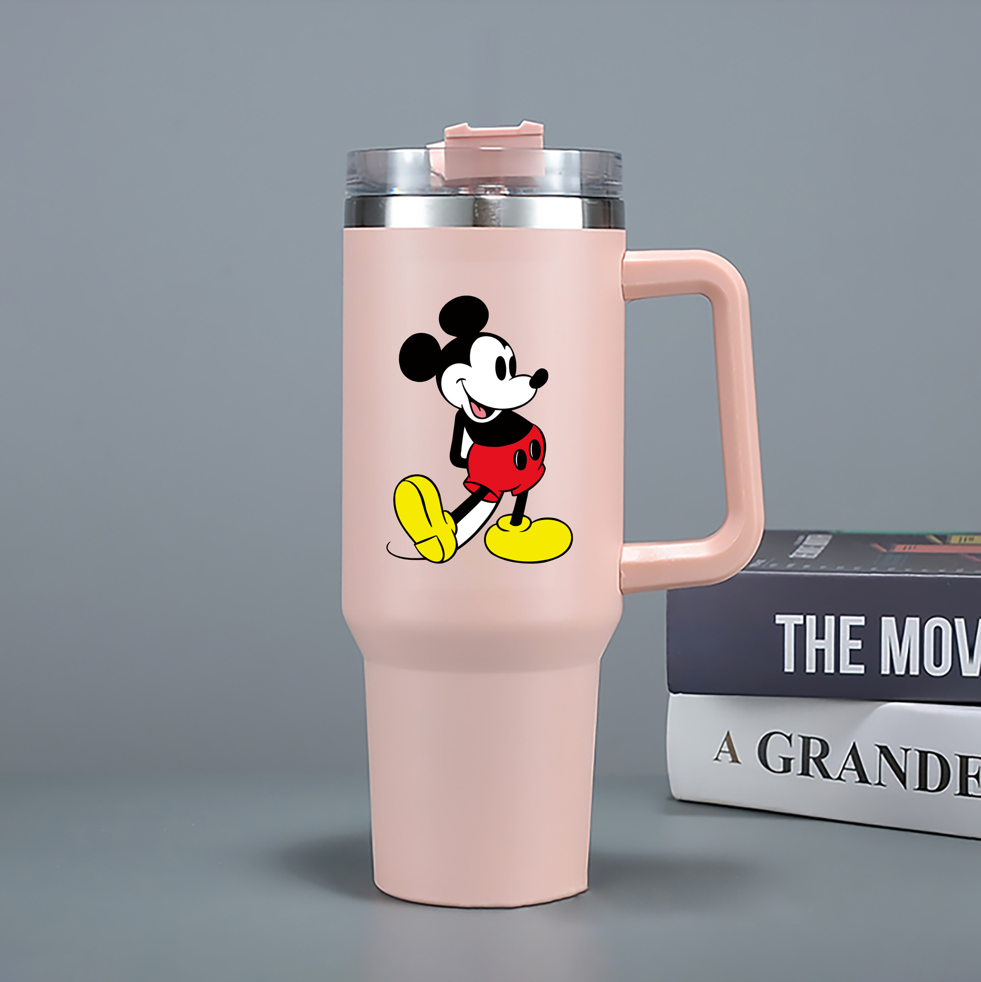 （画像用） ミッキーマウス Mickey Mouse 1200mL車用タンブラー（カラープリント）